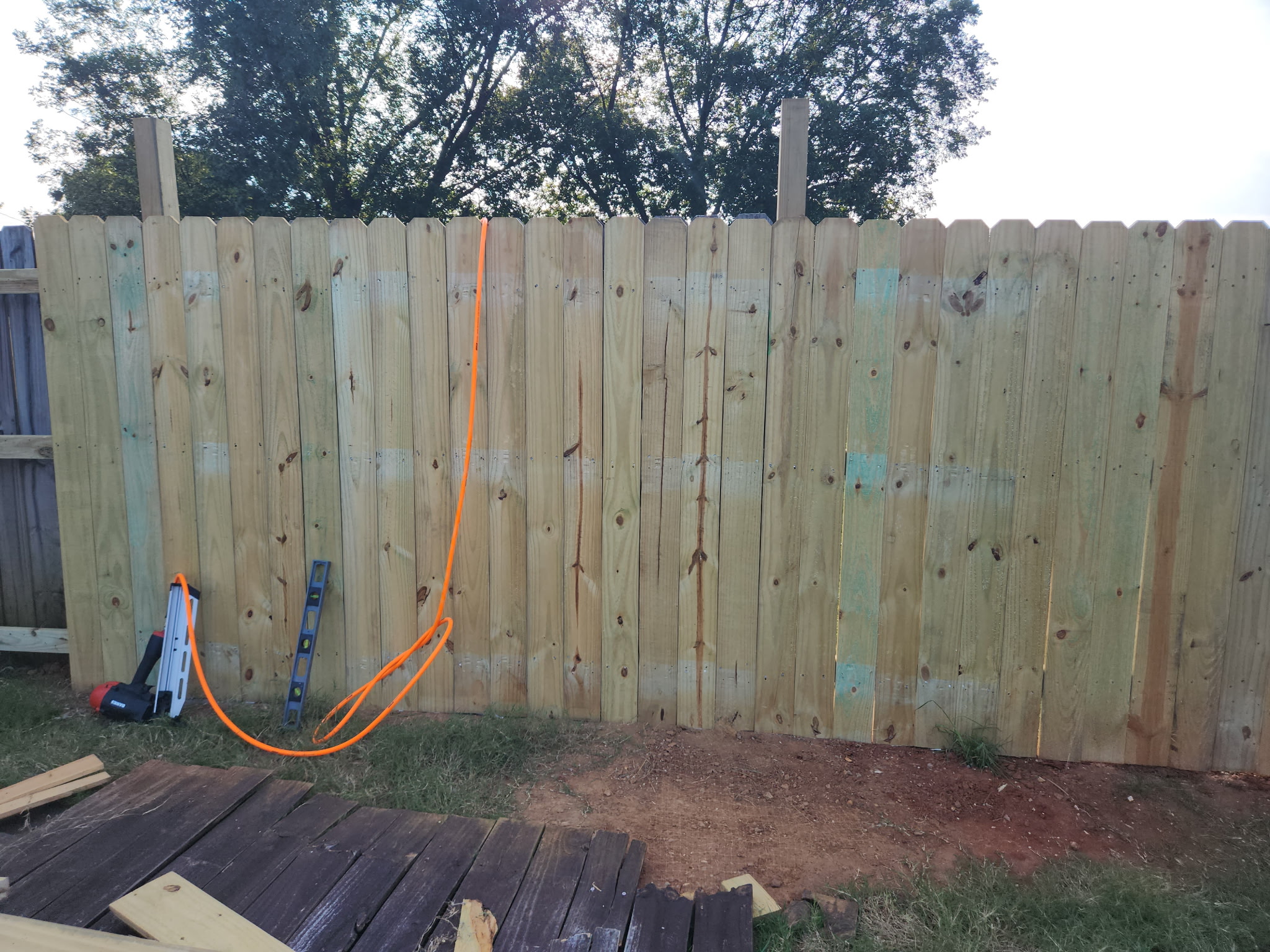 Fence Completed View 2